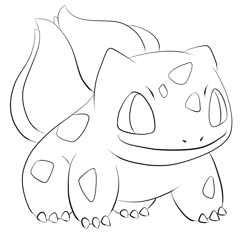 001 Bulbasaur Coloring Page Md Coloring Page — Free Printable — free printable coloring page