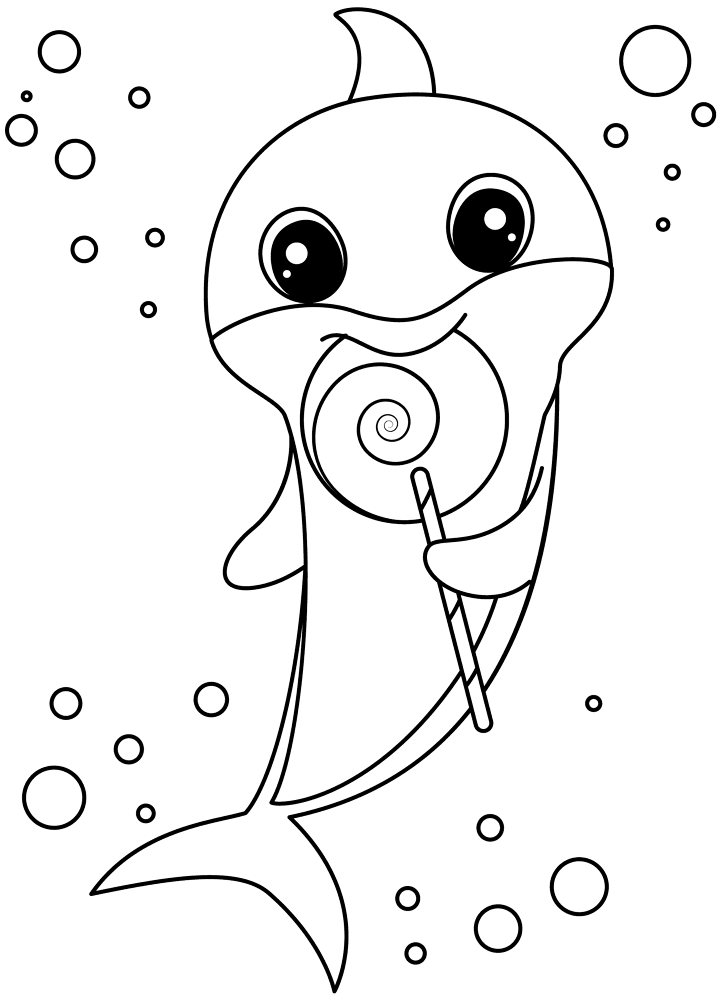 Baby Shark 8 Coloring Page Md Coloring Page — Free Printable — free printable coloring page