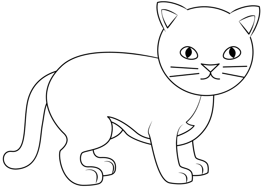 Cat Coloring Page Md Coloring Page — Free Printable — free printable coloring page