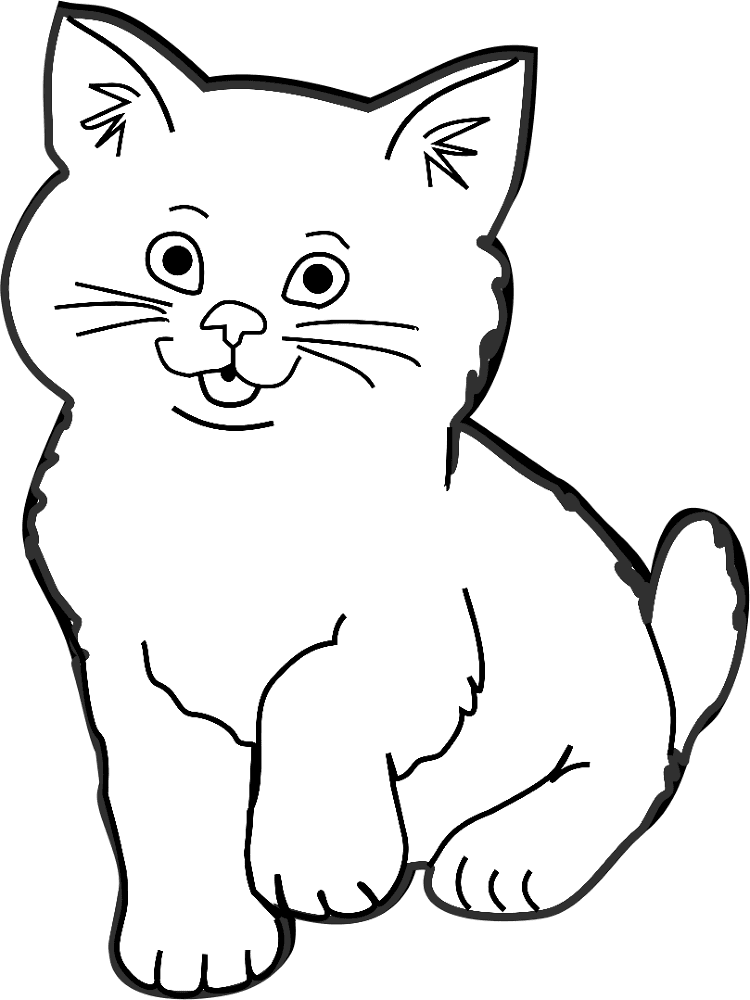 Kucing Imut Coloring Page Md Coloring Page — Free Printable — free printable coloring page