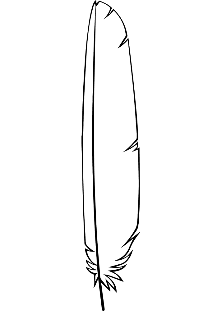 Flight Feather Coloring Page Md Coloring Page — Free Printable — free printable coloring page