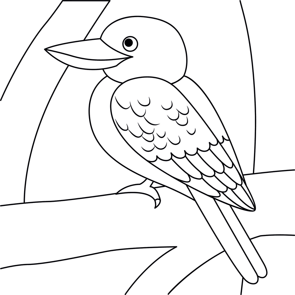 Kookaburra 2 Coloring Page Md Coloring Page — Free Printable — free printable coloring page