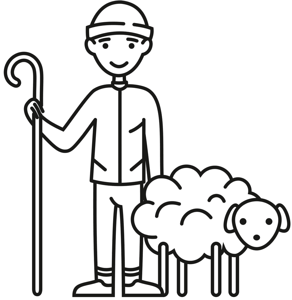 Shepherd Coloring Page Md Coloring Page — Free Printable — free printable coloring page