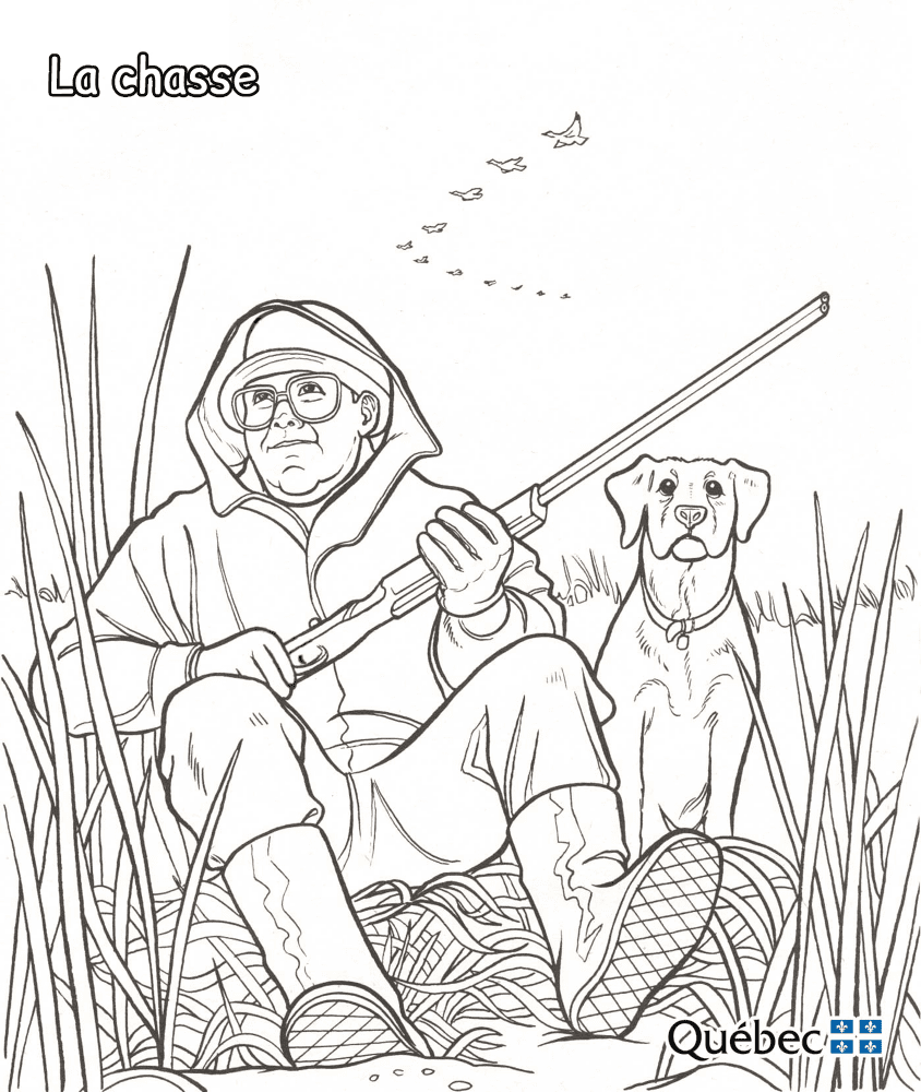 Hunting Md Coloring Page — Free Printable — free printable coloring page
