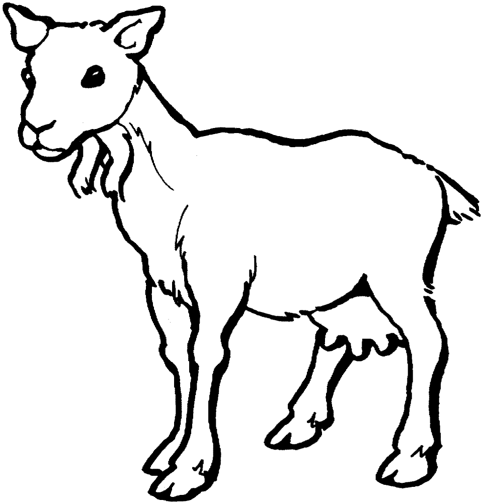 Goat 7 Coloring Page Md Coloring Page — Free Printable — free printable coloring page