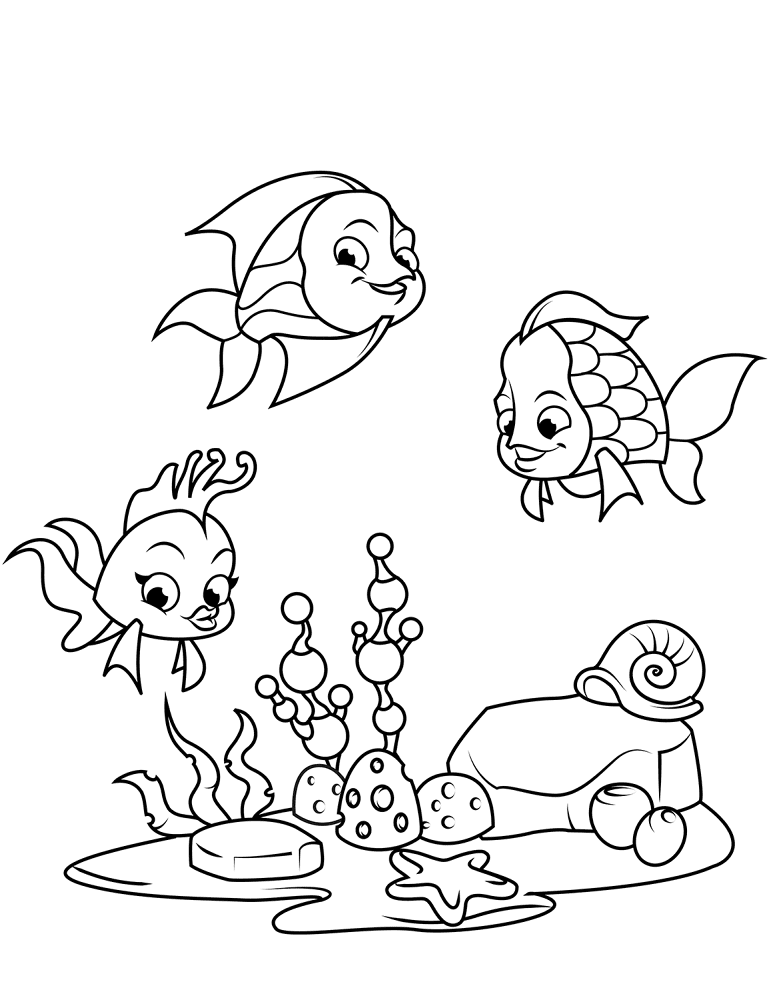 Coral Reef Fish 4 Coloring Page Md Coloring Page — Free Printable — free printable coloring page