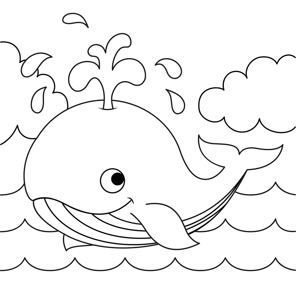 Cute Whale 2 Coloring Page Md Coloring Page — Free Printable — free printable coloring page