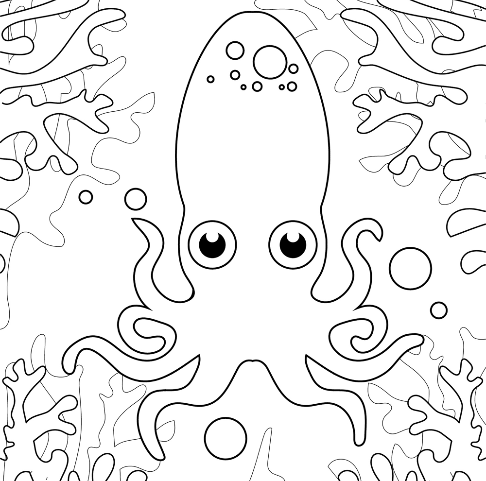 Octopus 2 Coloring Page Md Coloring Page — Free Printable — free printable coloring page