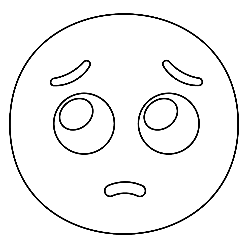 82 Pleading Face Emoji Coloring Page Md Coloring Page — Free Printable — free printable coloring page