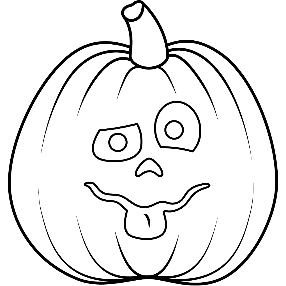 Silly Jack O Lantern 2 Coloring Page Md Coloring Page — Free Printable — free printable coloring page