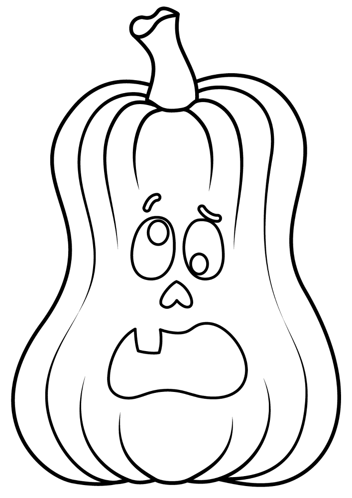 Silly Jack O Lantern 5 Coloring Page Md Coloring Page — Free Printable — free printable coloring page