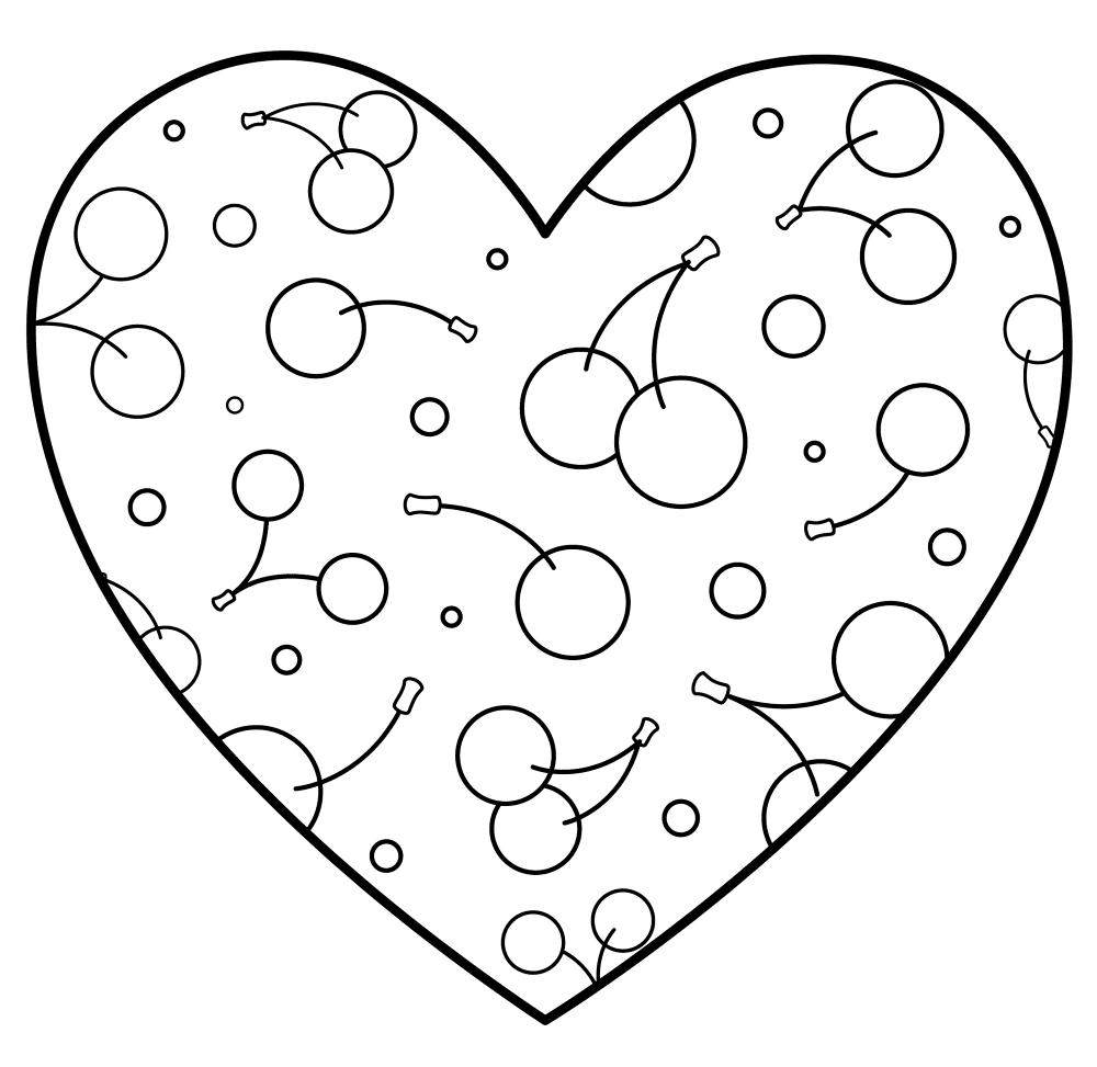 Valentines Heart 17 Coloring Page Md Coloring Page — Free Printable — free printable coloring page