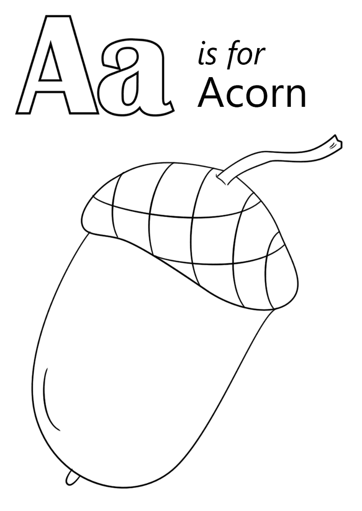 letters coloring pages