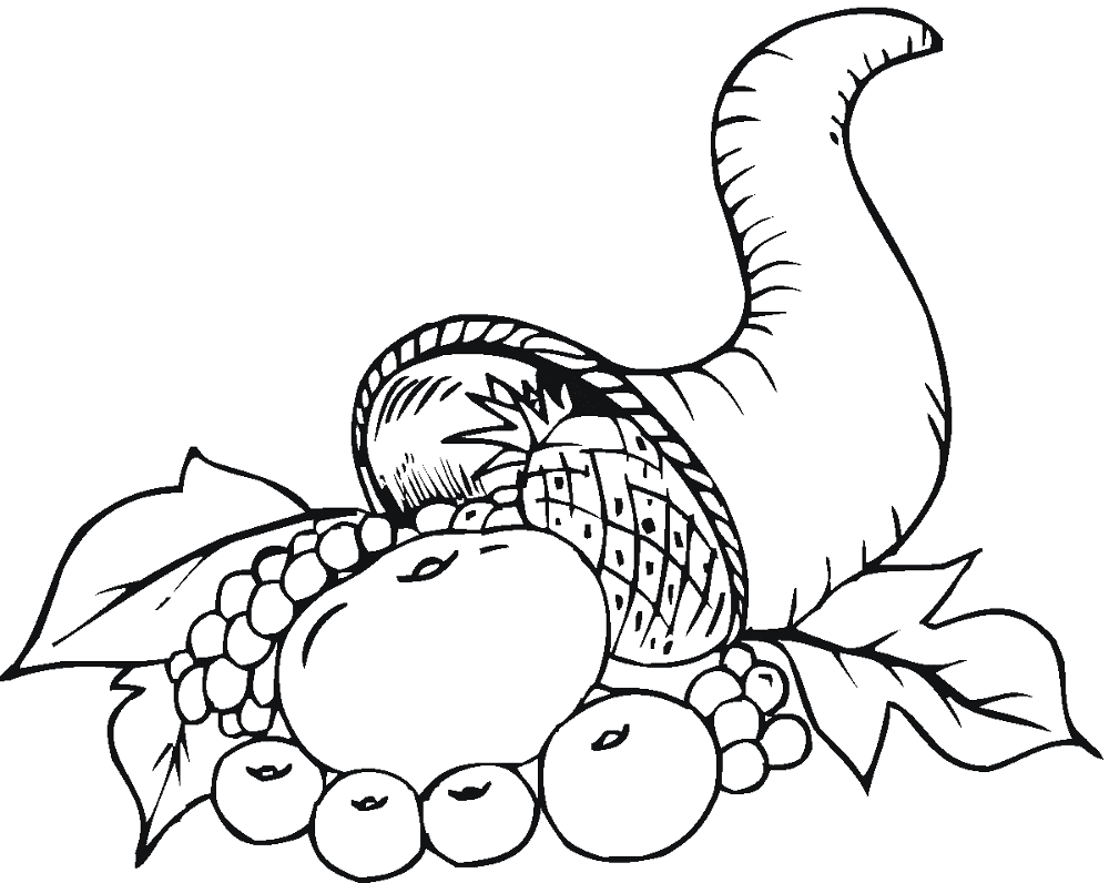 Horn Of Amalthea Coloring Page Md Coloring Page — Free Printable — free printable coloring page