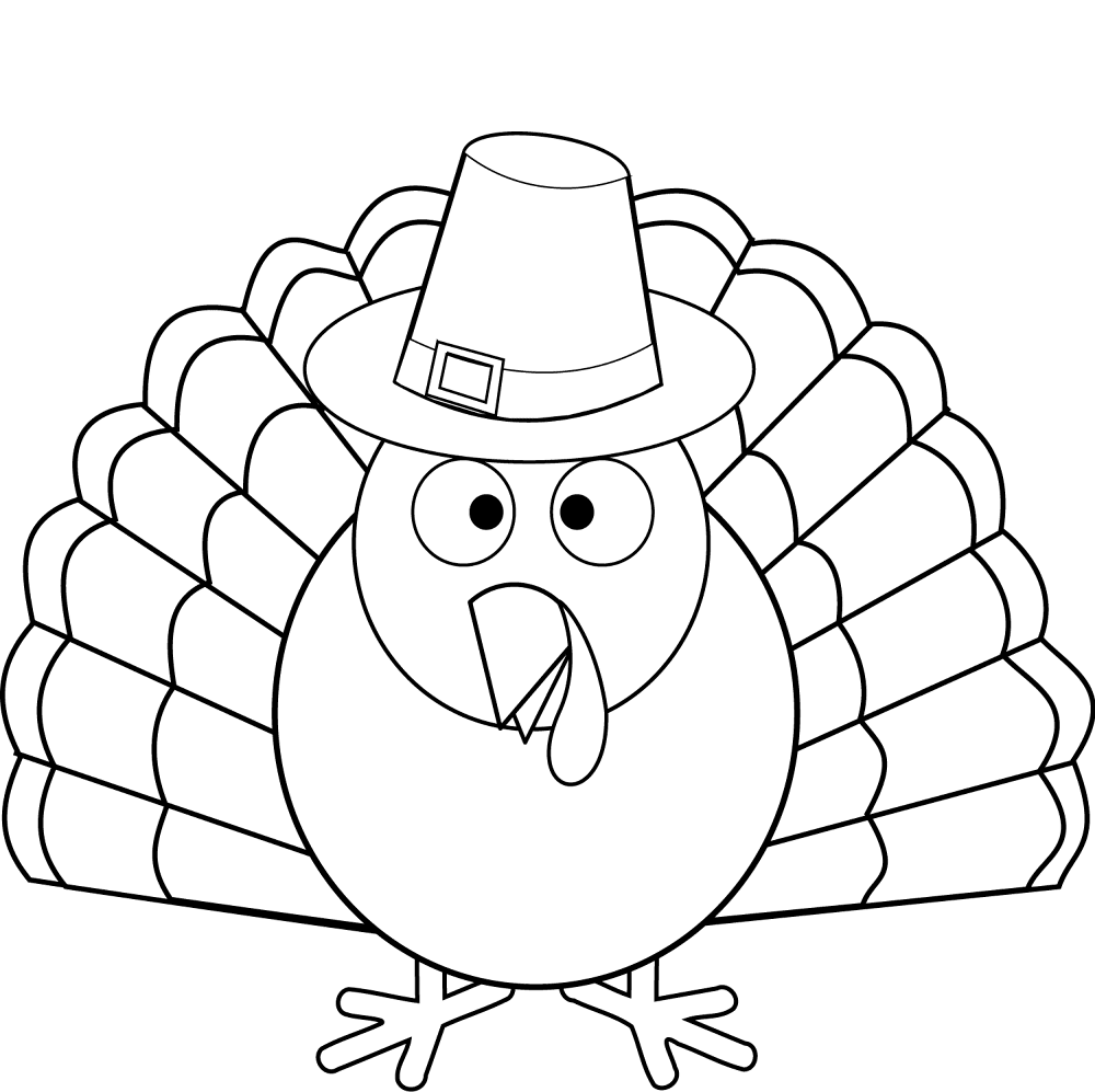 Thanksgiving Turkey 1 Coloring Page Md Coloring Page — Free Printable — free printable coloring page