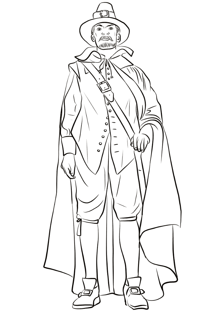 William Bradford Coloring Page Md Coloring Page — Free Printable — free printable coloring page