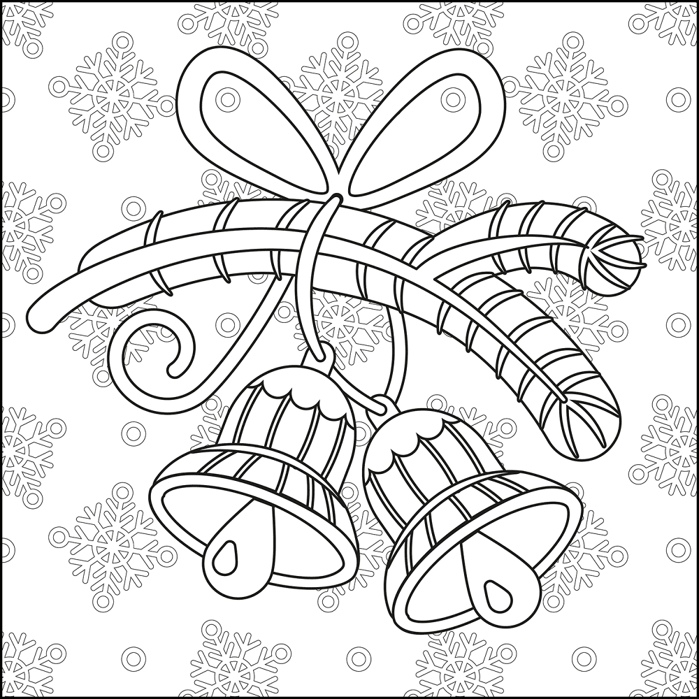 Christmas Bell Coloring Page Md Coloring Page — Free Printable — free printable coloring page