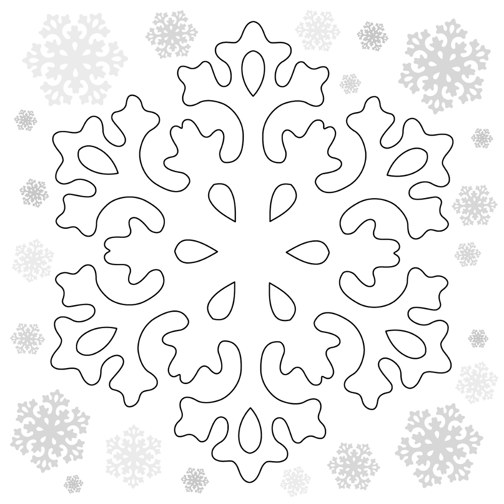 Snowflake 3 Coloring Page Md Coloring Page — Free Printable — free printable coloring page