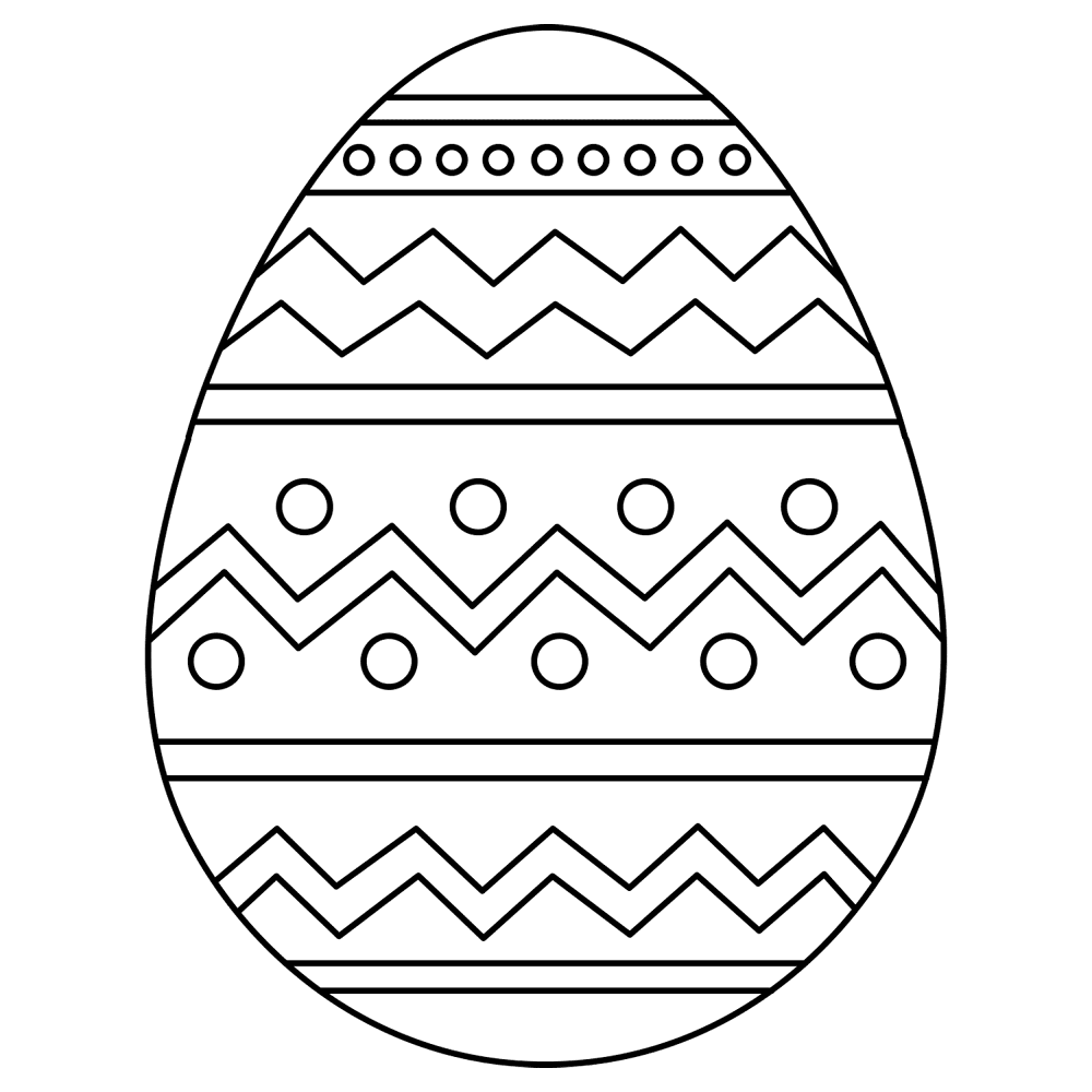 Easter Egg Md Coloring Page — Free Printable — free printable coloring page