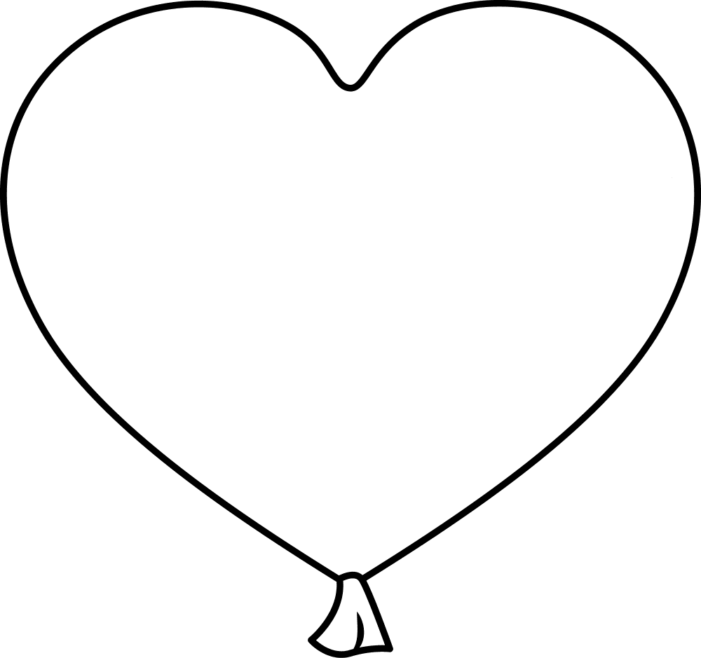 Birthday Balloon 10 Coloring Page Md Coloring Page — Free Printable — free printable coloring page