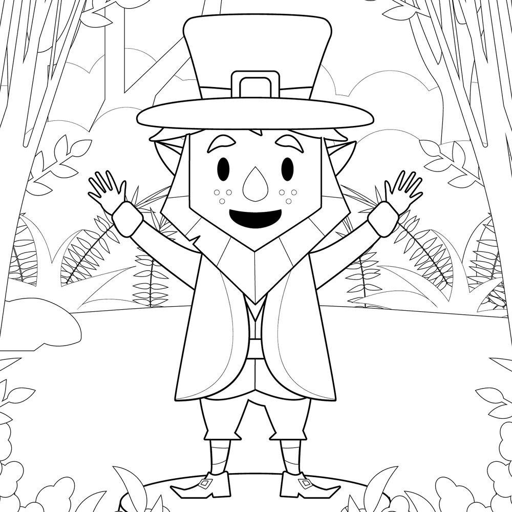 Leprechaun 2 Coloring Page Md Coloring Page — Free Printable — free printable coloring page