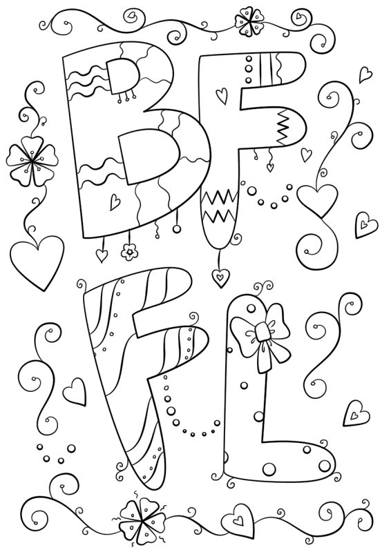Bffl Coloring Page Md Coloring Page — Free Printable — free printable coloring page