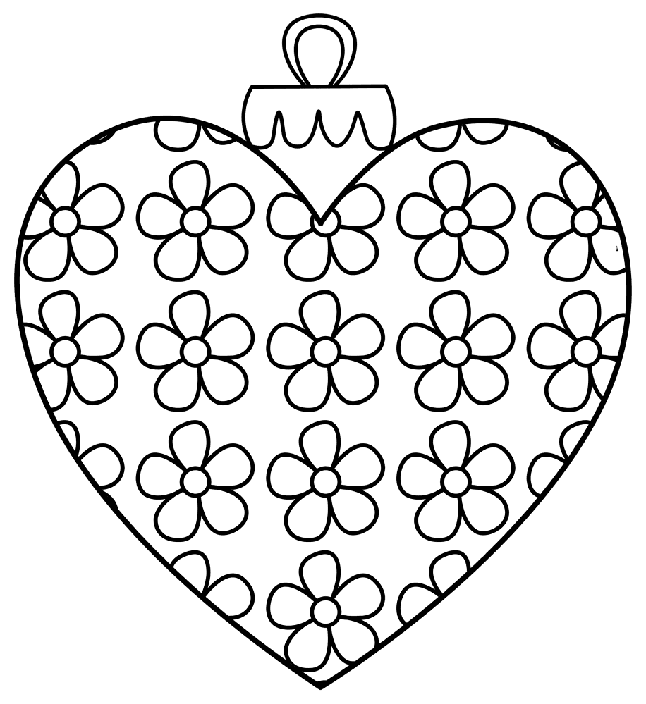 Valentines Day Hearts 10 Coloring Page Md Coloring Page — Free Printable — free printable coloring page