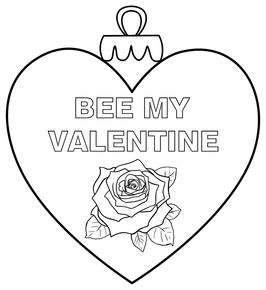 Valentines Day Hearts 14 Coloring Page Md Coloring Page — Free Printable — free printable coloring page