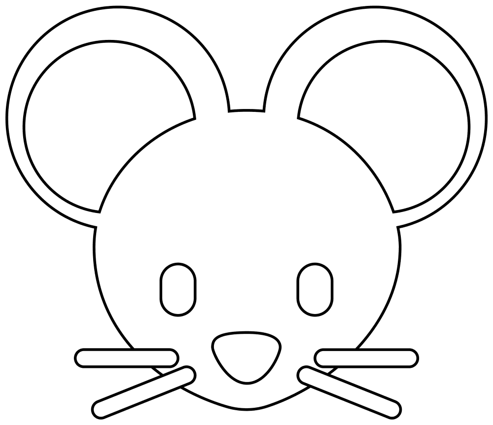 480 Mouse Face Emoji 1f42d Coloring Page Md Coloring Page — Free Printable — free printable coloring page
