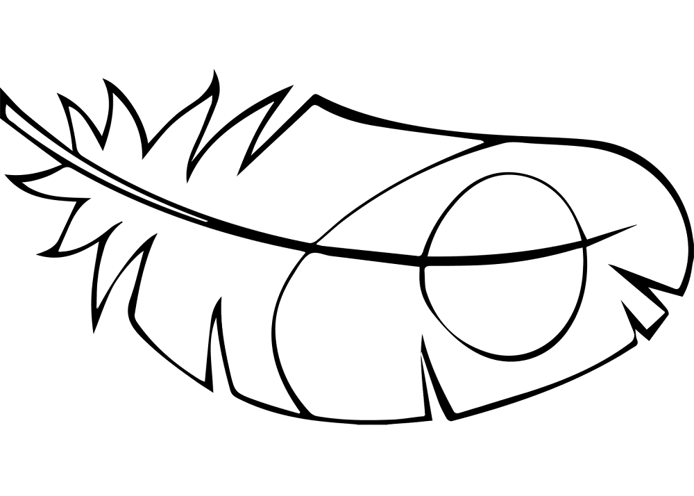 Feather 06 Coloring Page Md Coloring Page — Free Printable — free printable coloring page