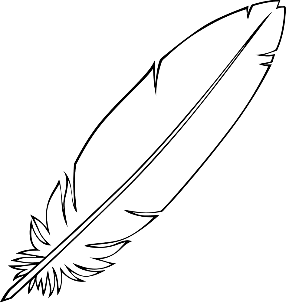 Feather Coloring Page Md Coloring Page — Free Printable — free printable coloring page