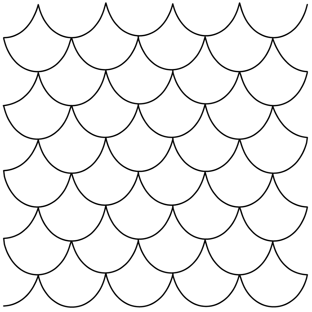 Fish Scales Pattern Coloring Page Md Coloring Page — Free Printable — free printable coloring page