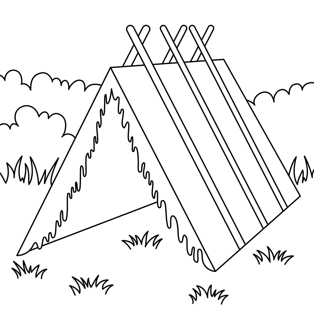 Hut 2 Coloring Page Md Coloring Page — Free Printable — free printable coloring page