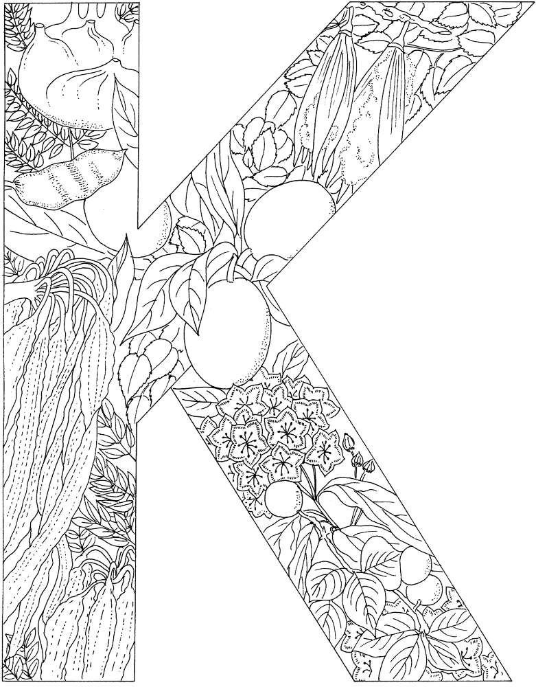 Letter K Md Coloring Page — Free Printable — free printable coloring page