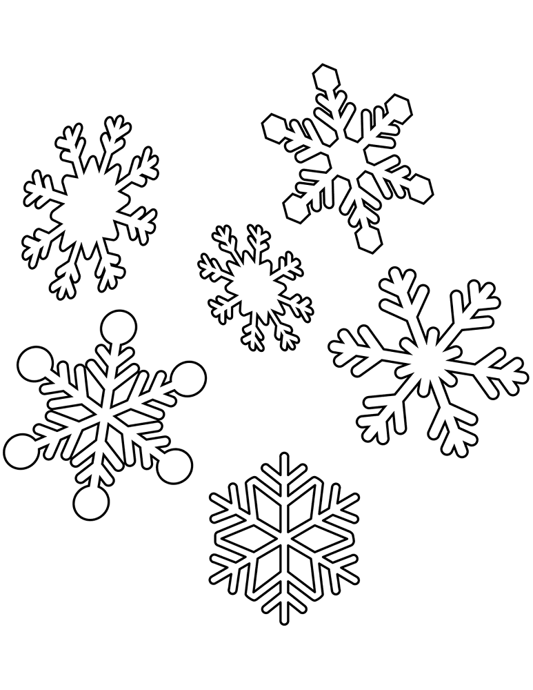 Snowflakes Coloring Page Md Coloring Page — Free Printable — free printable coloring page