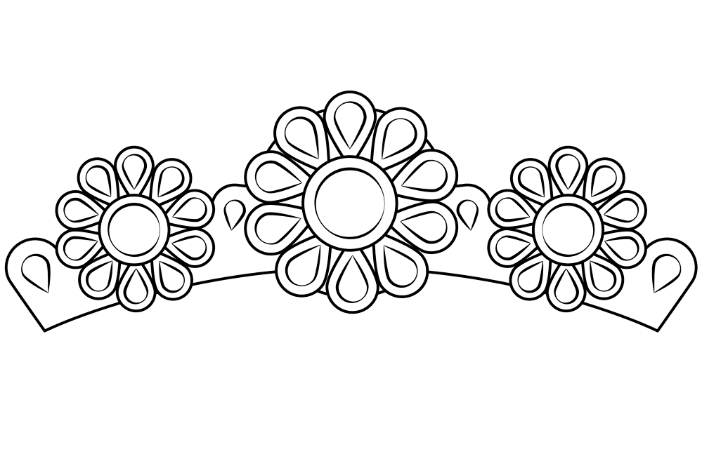 Tiara Coloring Page Md Coloring Page — Free Printable — free printable coloring page