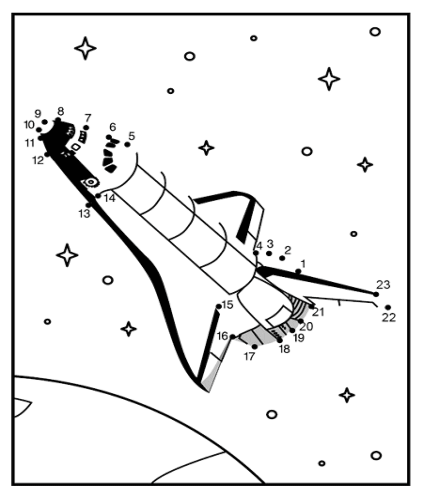 7 Space Shuttle Coloring Page Md Coloring Page — Free Printable — free printable coloring page