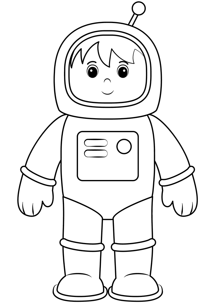 Astronaut Coloring Page Md Coloring Page — Free Printable — free printable coloring page