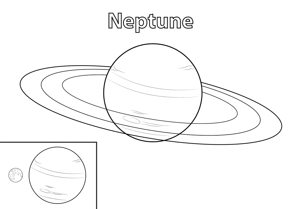 Neptune Planet Coloring Pages Md Coloring Page — Free Printable — free printable coloring page