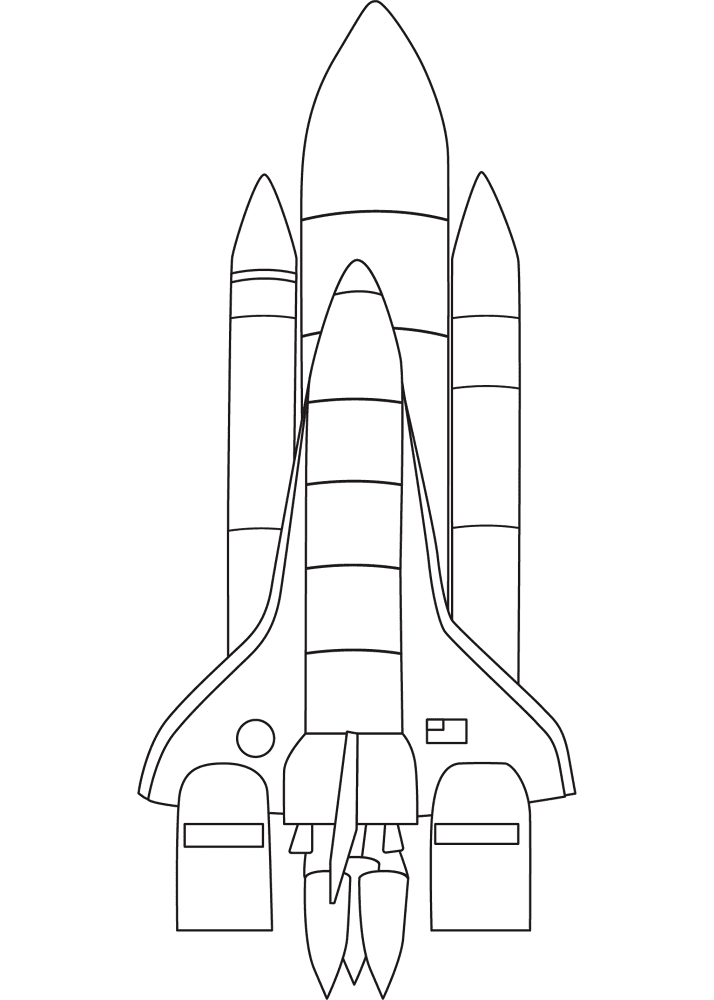 Space Shuttle Columbia Coloring Page Md Coloring Page — Free Printable — free printable coloring page