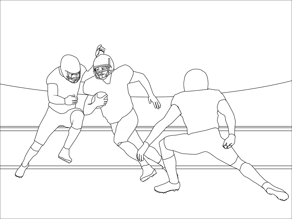 American Football Coloring Page Md Coloring Page — Free Printable — free printable coloring page