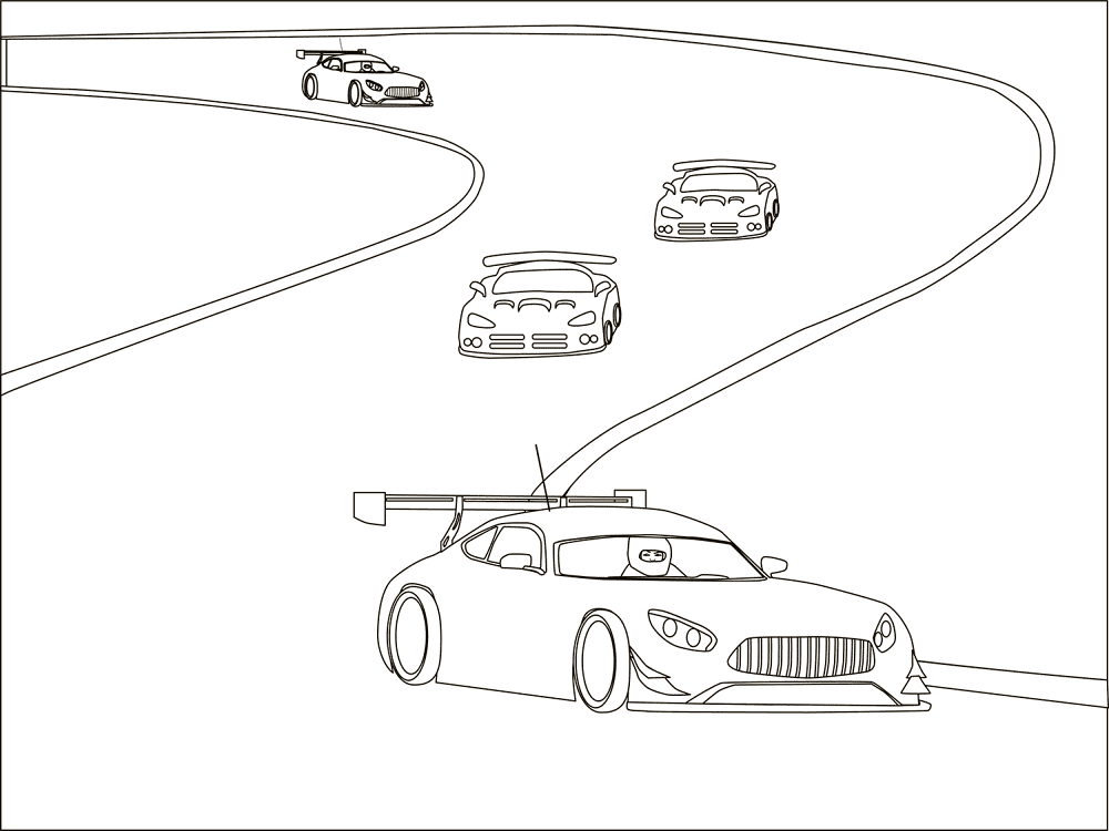Car Racing Coloring Page Md Coloring Page — Free Printable — free printable coloring page