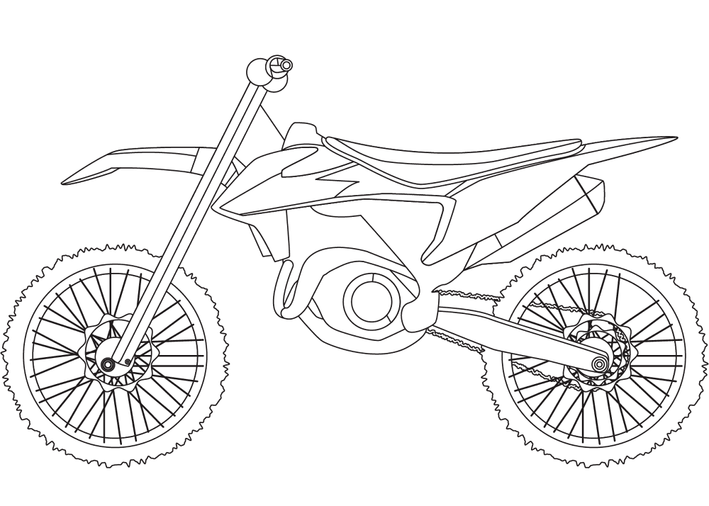 Dirt Bike Coloring Page Md Coloring Page — Free Printable — free printable coloring page