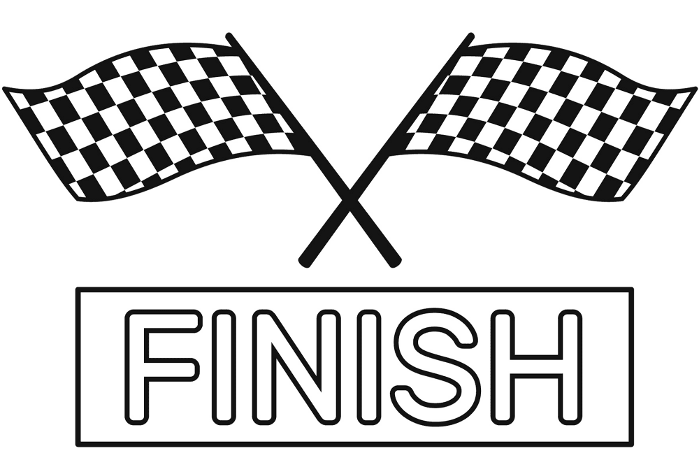 Finishline Coloring Page Md Coloring Page — Free Printable — free printable coloring page