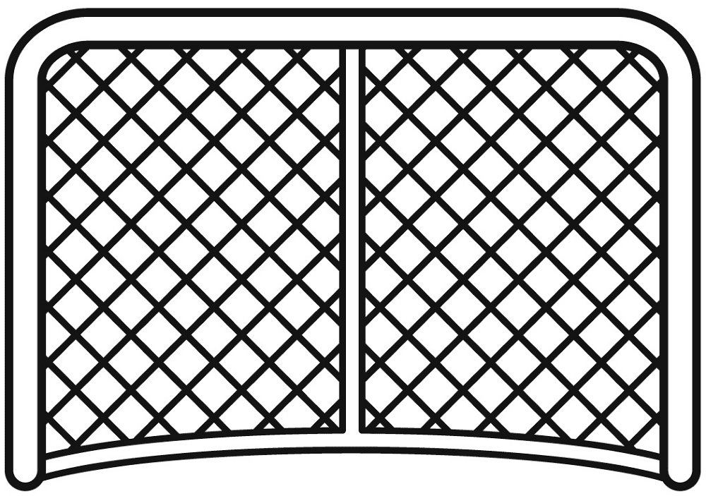 Hockey Net Coloring Page Md Coloring Page — Free Printable — free printable coloring page