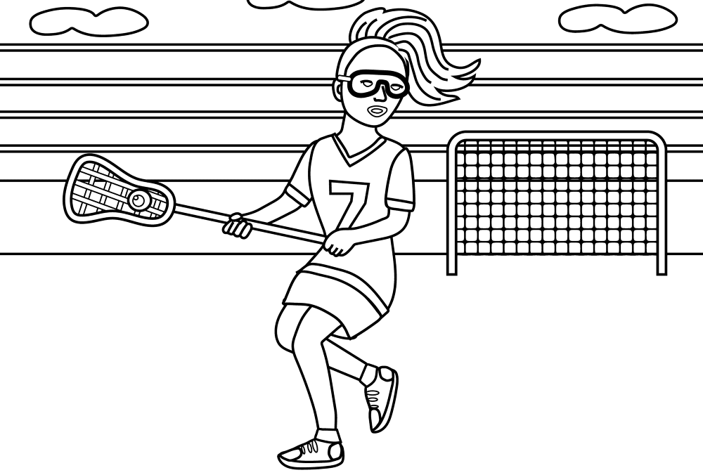 Lacrosse Md Coloring Page — Free Printable — free printable coloring page