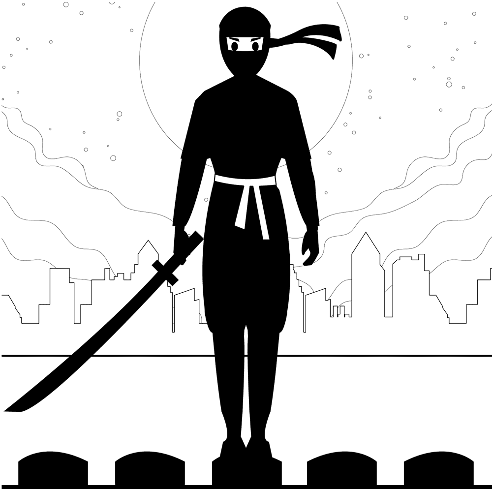 Ninja 2 Coloring Page Md Coloring Page — Free Printable — free printable coloring page