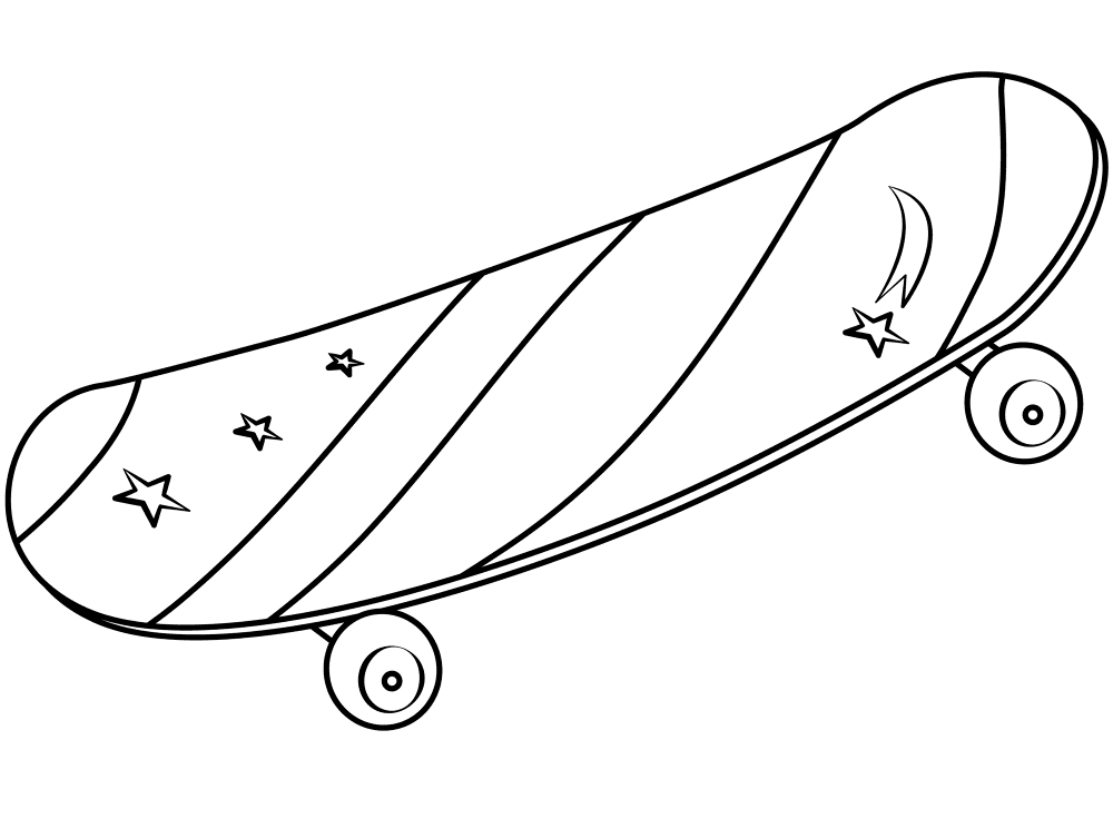 Skateboard Coloring Page Md Coloring Page — Free Printable — free printable coloring page