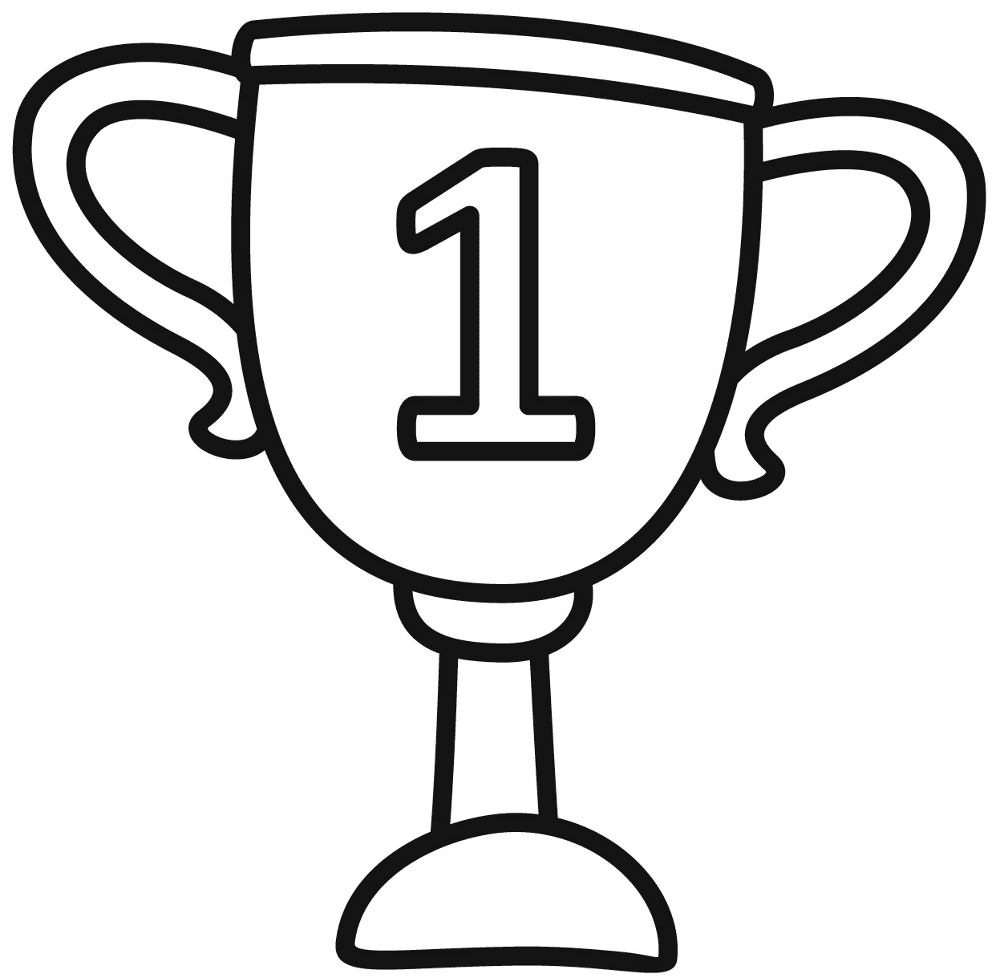 Trophy Coloring Page Md Coloring Page — Free Printable — free printable coloring page